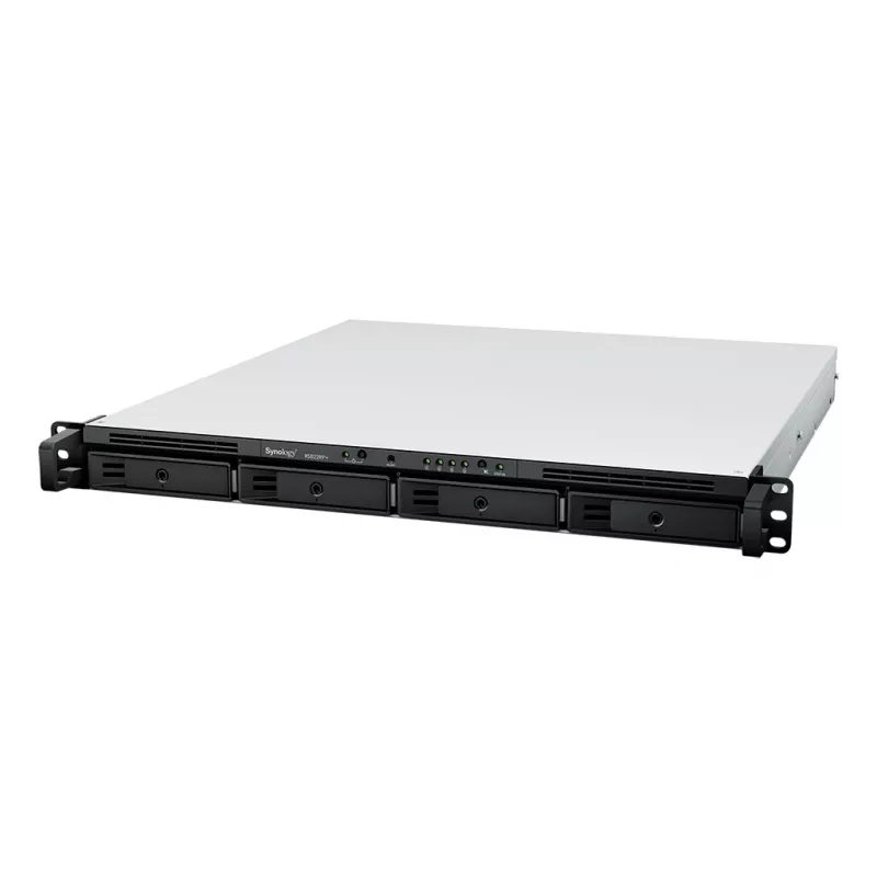 SYNOLOGY Rack Station RS822RP+ 1U 4-paikkainen NAS-palvelin barebone redundantilla virtalähteellä
