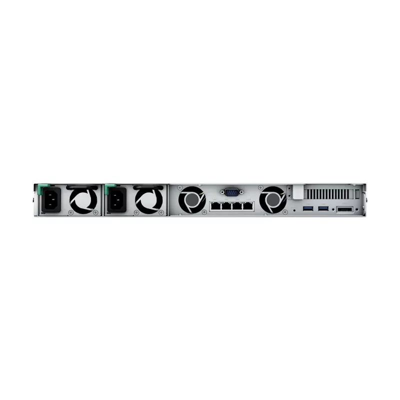 SYNOLOGY Rack Station RS822RP+ 1U 4-paikkainen NAS-palvelin barebone redundantilla virtalähteellä