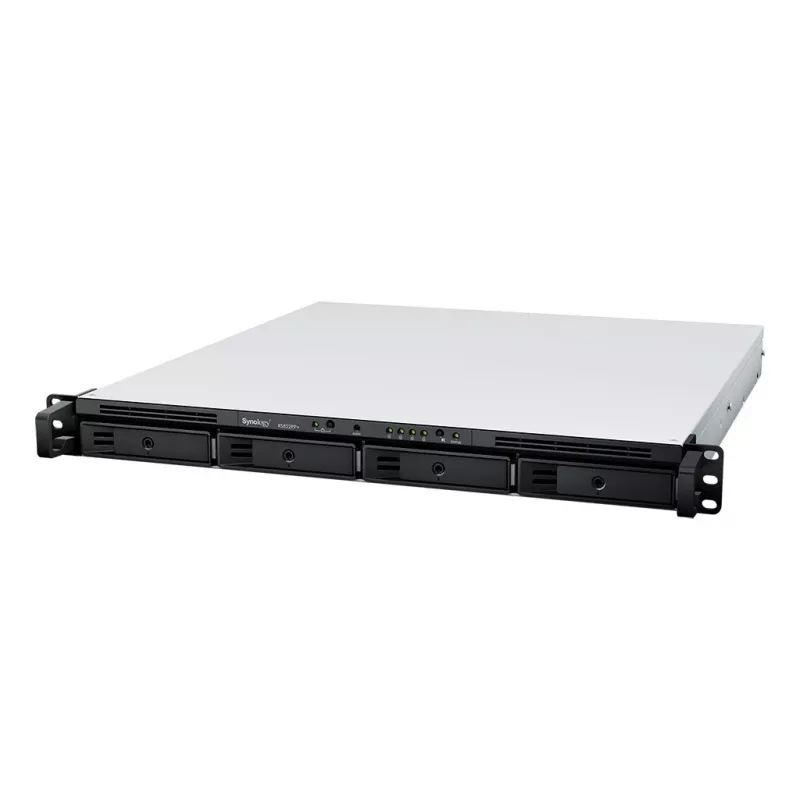 SYNOLOGY Rack Station RS822RP+ 1U 4-paikkainen NAS-palvelin barebone redundantilla virtalähteellä