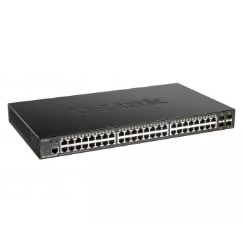 D-Link 48-porttinen Gigabit Smart Managed -kytkin 4 x 10G SFP+, 370 wattia