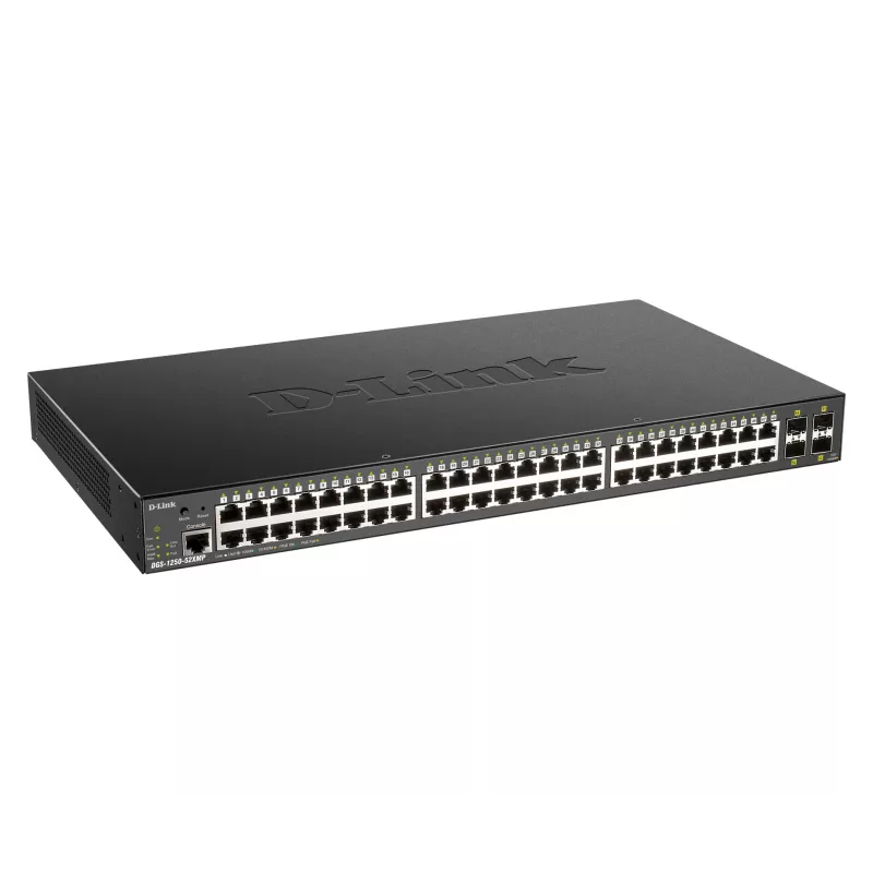 D-Link 48-porttinen Gigabit Smart Managed -kytkin 4 x 10G SFP+, 370 wattia