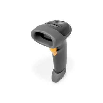 DIGITUS 2D-viivakoodikäsiskanneri QR-koodi 2 m USB-RJ45-kaapeli telineellä
