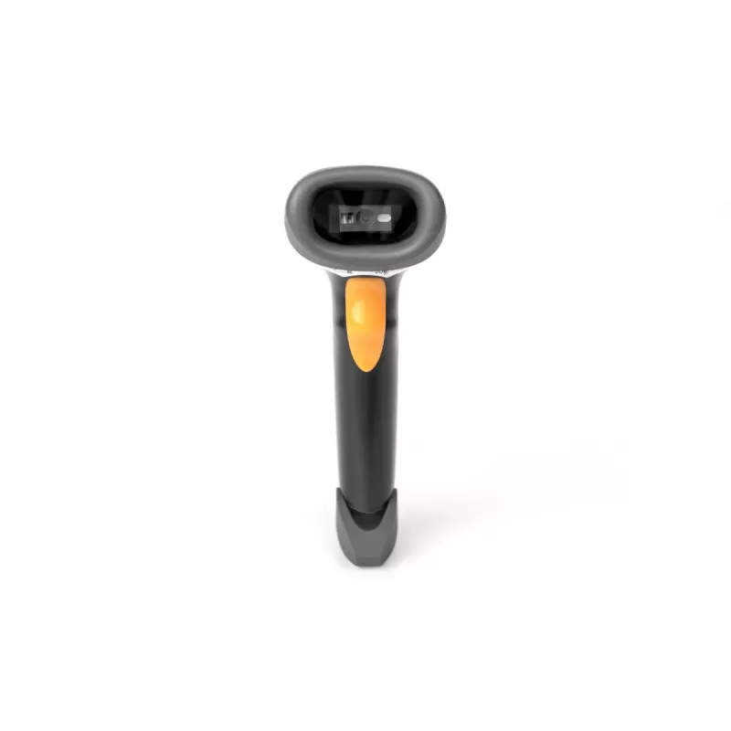 DIGITUS 2D-viivakoodinlukija, QR-koodit, 2 m USB-RJ45-kaapeli ja teline