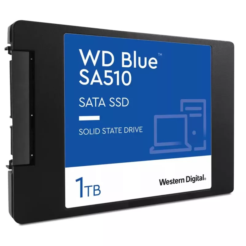 WESTERN DIGITAL SSD - WD Blue SA510 - 1 TB - SATA 6 Gb/s - 2,5 tuumaa - 7 mm kotelo