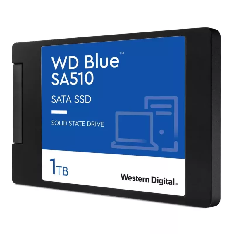 WESTERN DIGITAL SSD - WD Blue SA510 - 1 TB - SATA 6 Gb/s - 2,5 tuumaa - 7 mm kotelo