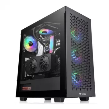 Thermaltake V350 TG ARGB Air Mid-Tower-kotelo, musta