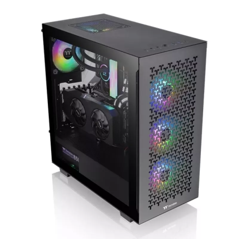 Thermaltake V350 TG ARGB Air Mid-Tower-kotelo, musta