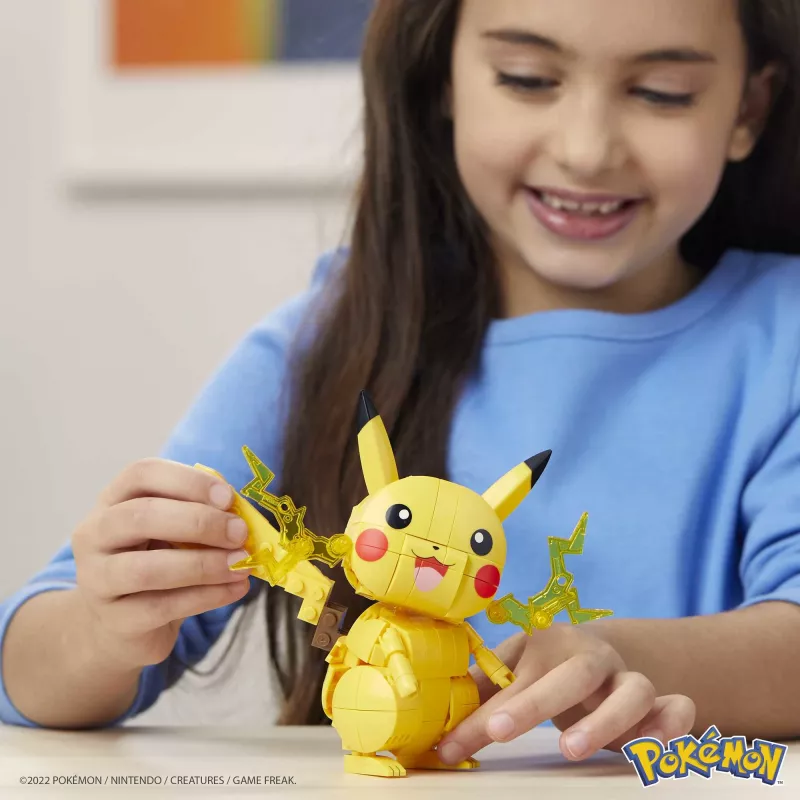 MEGA Pokémon rakennussarja Pikachu (211 osaa) 1 toimintahahmo lapsille