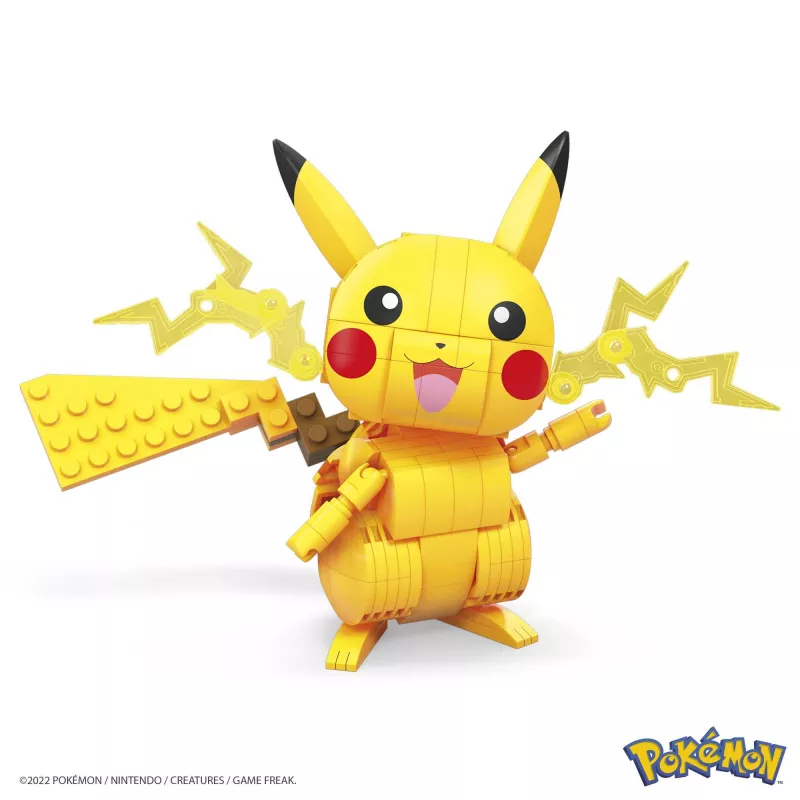 MEGA Pokémon rakennussarja Pikachu (211 osaa) 1 toimintahahmo lapsille