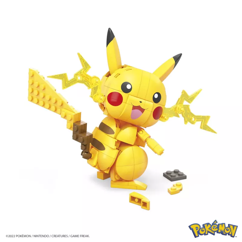 MEGA Pokémon rakennussarja Pikachu (211 osaa) 1 toimintahahmo lapsille