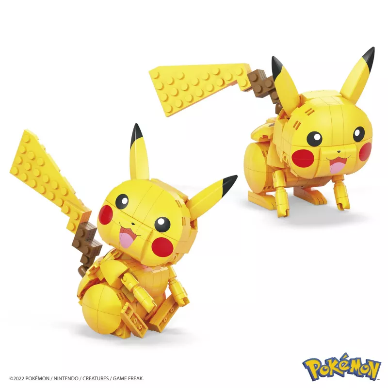 MEGA Pokémon rakennussarja Pikachu (211 osaa) 1 toimintahahmo lapsille