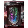 Pelihiiri DEFENDER BULLETSTORM GM-928 — optinen, 7200 DPI, molempikätinen, 6–7 painiketta, USB Type-A, musta