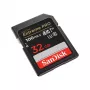 SanDisk Extreme PRO SDHC 32GB muistikortti, lukunopeus 100 MB/s, kirjoitusnopeus 90 MB/s, UHS-I, Class 10, U3, V30