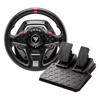 Thrustmaster T128 musta USB-ohjauspyörä + polkimet analoginen PC, PlayStation 4, PlayStation 5