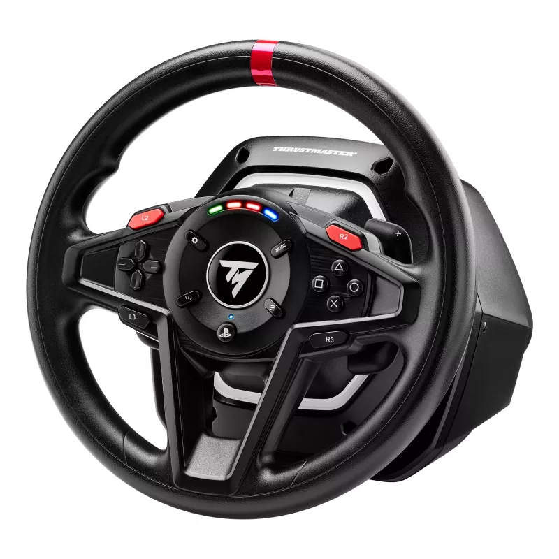 Thrustmaster T128 musta USB-ohjauspyörä + polkimet analoginen PC, PlayStation 4, PlayStation 5