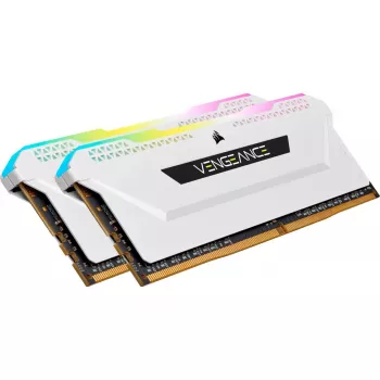CORSAIR keskusmuisti 32GB DDR4 3200MHz C16 (2x16GB) Vengeance RGB Pro valkoinen