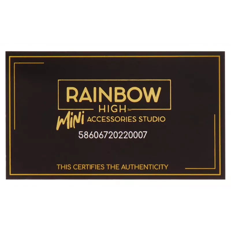 Rainbow High Accessories Studio Series 1, H Assortment PDQ-nukkulaukussa
