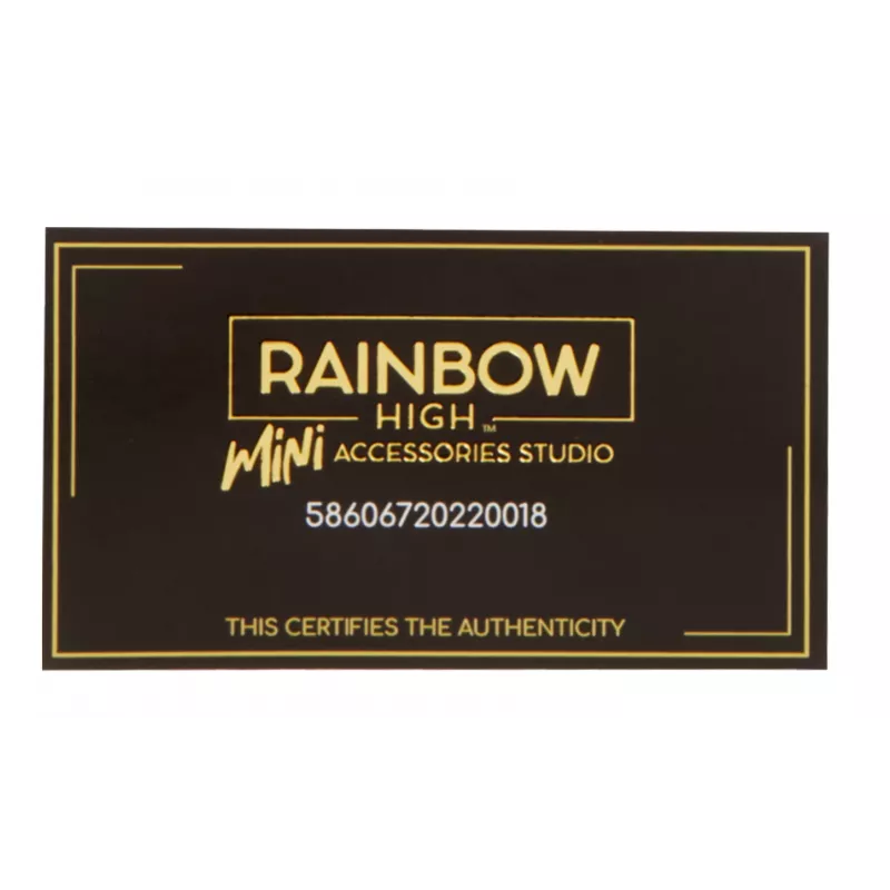 Rainbow High Accessories Studio Series 1, H Assortment PDQ-nukkulaukussa