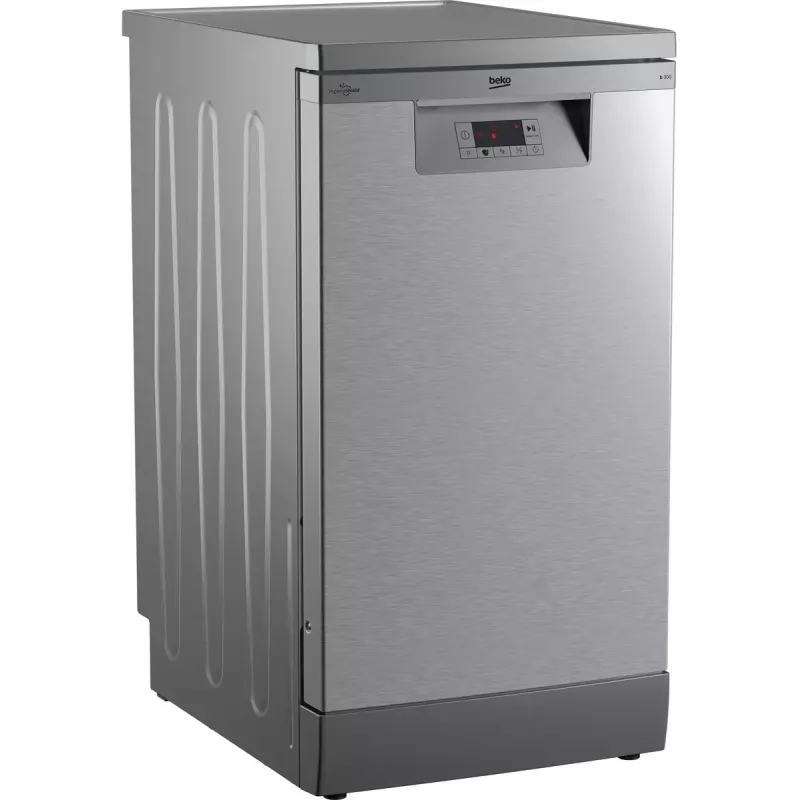 Ohut astianpesukone Beko BDFS15020X, 10 astiastoa, 45 cm, 47 dB, 5 ohjelmaa, invertterimoottori