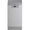 Ohut astianpesukone Beko BDFS15020X, 10 astiastoa, 45 cm, 47 dB, 5 ohjelmaa, invertterimoottori