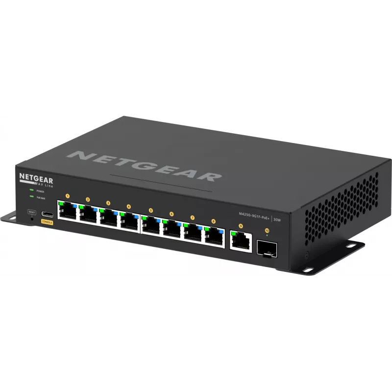 Hallittava kytkin NETGEAR GSM4210PD-100EUS 8x1G PoE+ 110W 1xSFP