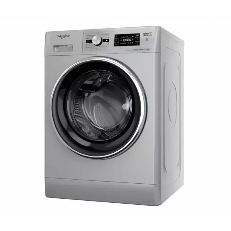 Whirlpool AWG 1114SD vapaasti seisova etulatauksinen teollisuuspesukone, 11 kg, 1350 kierr./min, hopea