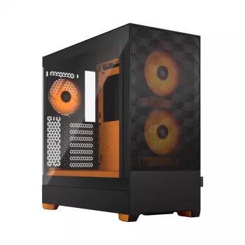 FRACTAL DESIGN Fractal Design Pop Air RGB oranssi Core Tg Clear Tint