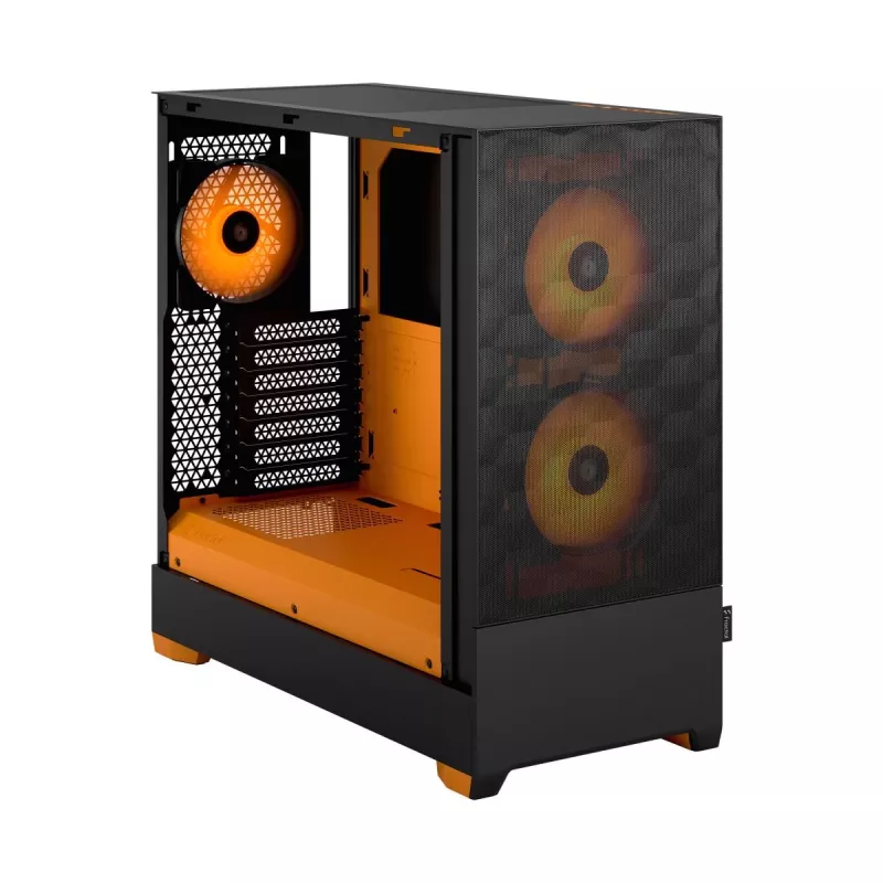 FRACTAL DESIGN Fractal Design Pop Air RGB oranssi Core Tg Clear Tint