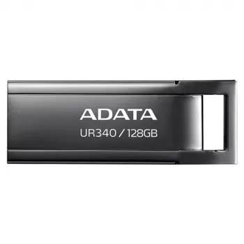 USB-muistitikku ADATA UR340 128 GB USB Type-A 3.2 Gen 2, metallikotelo, musta