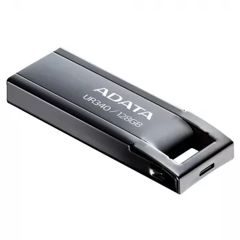 USB-muistitikku ADATA UR340 128 GB USB Type-A 3.2 Gen 2, metallikotelo, musta