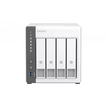 QNAP TS-433 NAS-torni ARM Cortex-A55 4 GB 0 TB QNAP QTS valkoinen