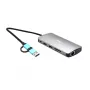 i-tec USB 3.0 USB-C/Thunderbolt 3x Display Metal Nano -telakka LAN-liitännällä + Power Delivery 100 W