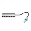i-tec USB 3.0 USB-C/Thunderbolt 3x Display Metal Nano -telakka LAN-liitännällä + Power Delivery 100 W