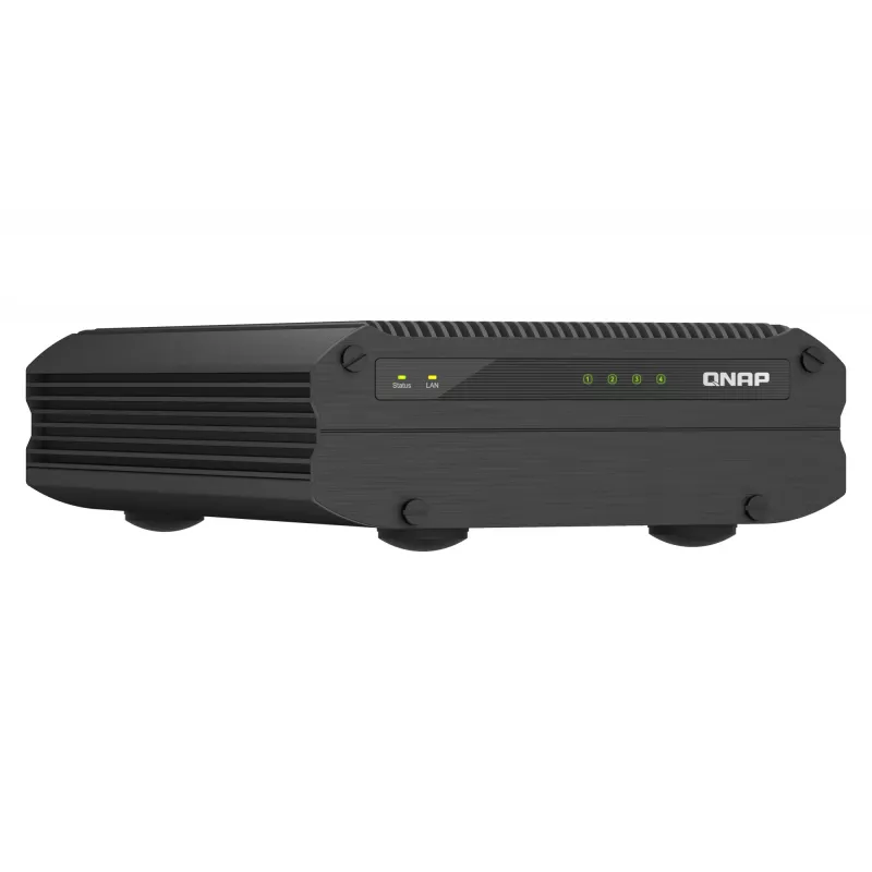 QNAP TS-I410X NAS-torni Intel Atom® x6425E 8 GB 0 TB QNAP QTS musta