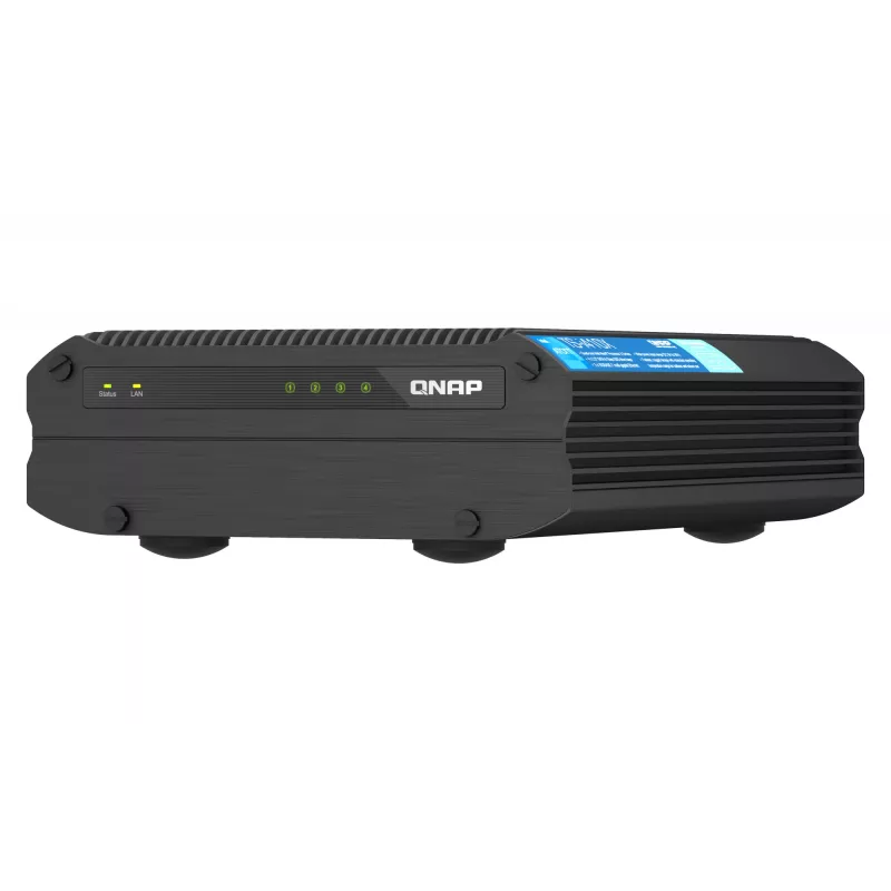 QNAP TS-I410X NAS-torni Intel Atom® x6425E 8 GB 0 TB QNAP QTS musta