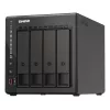QNAP TS-453E NAS-torni Intel® Celeron® J6412 8 GB 0 TB QNAP QTS musta