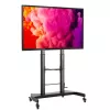 Techly teräs-trolley-lattiateline korkeussäädettävällä tuella 60''–100'' TV:lle