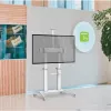 Techly ICA-TR49W multimediavaunu/teline valkoinen litteälle näytölle
