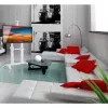 Techly ICA-TR49W multimediavaunu/teline valkoinen litteälle näytölle