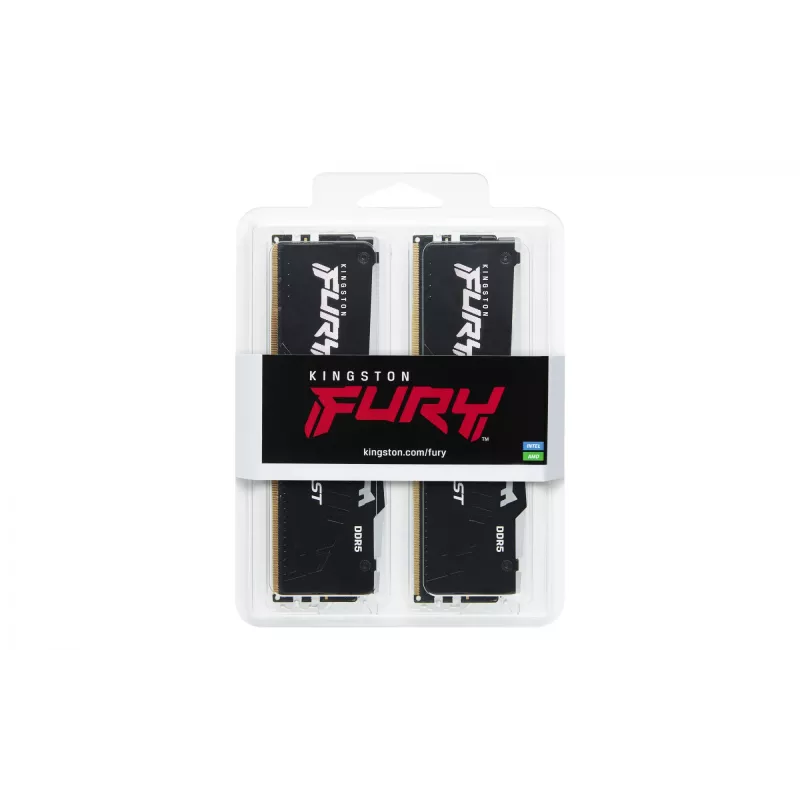 Kingston Technology FURY Beast 32GB 5600MT/s DDR5 CL36 DIMM (2 kpl pakkaus) RGB