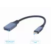 GEMBIRD USB 3.0 OTG Type-C - USB Type-A -kaapeli (CM/AF), Space Grey