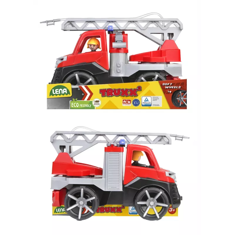 Lena TRUXX SM04535, paloauto, 2 vuosi/vuotta, kumi, teräs, harmaa, punainen
