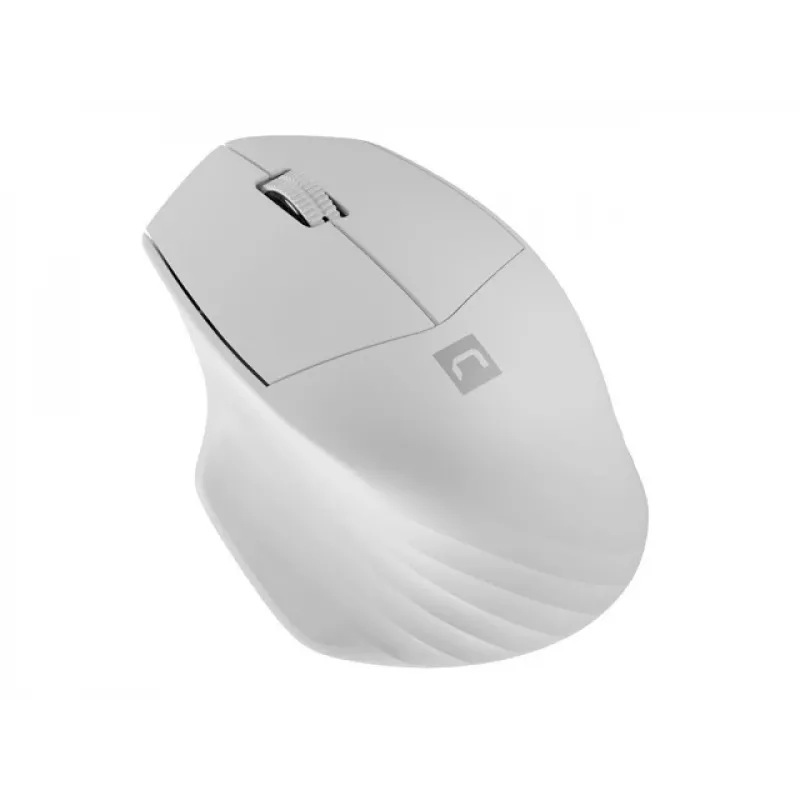 Langaton Bluetooth-optinen hiiri NATEC Siskin 2 — 1600 DPI, Bluetooth 5.0, oikeakätinen, valkoinen