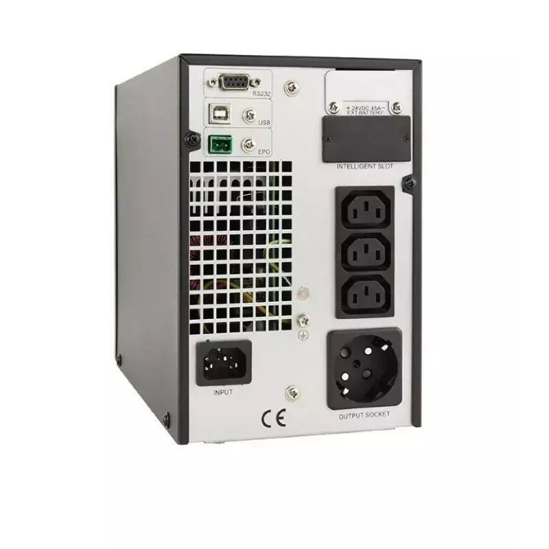 Gembird EG-UPSO-1000 UPS kaksoismuunnin 1 kVA 900 W 4 AC-lähtöä