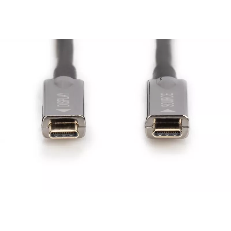 DIGITUS USB Type-C - USB Type-C AOC hybridi-kuitu-kaapeli 4K@60Hz USB 3.1 SPEC 15 m