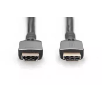 DIGITUS 8K PREMIUM HDMI 2.1 -liitäntäkaapeli kullattu, tuki 8K/60Hz 1 m
