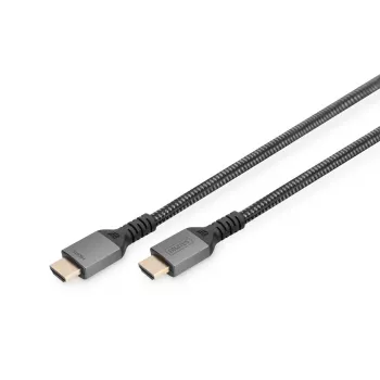 DIGITUS 8K PREMIUM HDMI 2.1 -kaapeli 3 m alumiinikotelo, kullattu, tukee 8K/60Hz