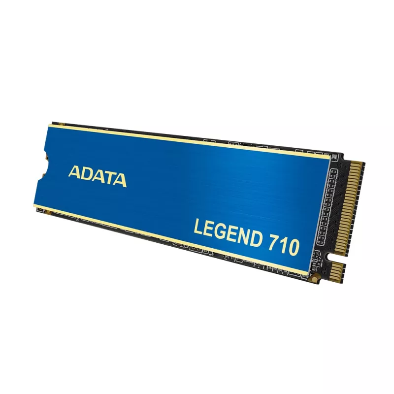 SSD M.2 ADATA LEGEND 710 256 GB — PCIe 3.0 NVMe, luku 2100 MB/s, kirjoitus 1000 MB/s