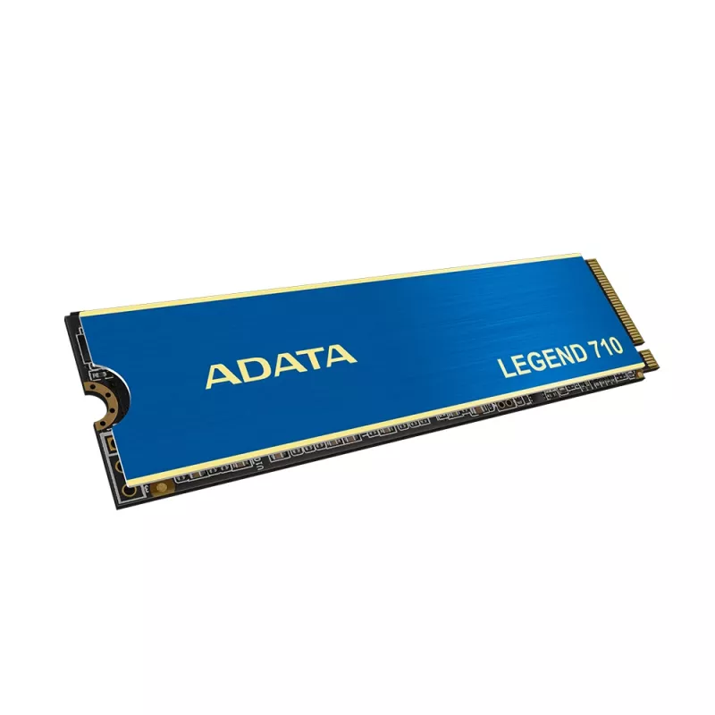 SSD M.2 ADATA LEGEND 710 256 GB — PCIe 3.0 NVMe, luku 2100 MB/s, kirjoitus 1000 MB/s