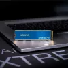SSD M.2 ADATA LEGEND 710 256 GB — PCIe 3.0 NVMe, luku 2100 MB/s, kirjoitus 1000 MB/s